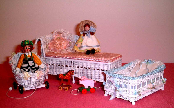 miniature nursery wicker